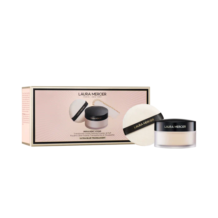 Laura Mercier - Indulgent Icons Ultra-Blur Translucent Loose Setting Powder + Puff